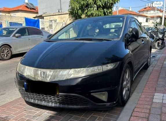 הונדה סיוויק האצ'בק החדשה Sport אוט' 1.8 (140 כ''ס) בנזין 2008 למכירה בבת ים