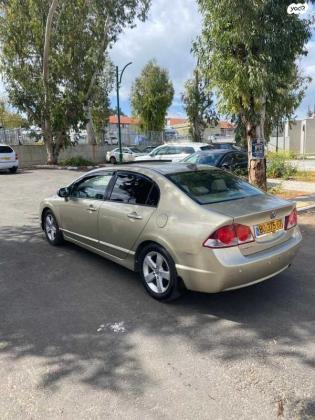 הונדה סיוויק סדאן החדשה ES אוט' 1.8 (140 כ''ס) בנזין 2008 למכירה בגדרה