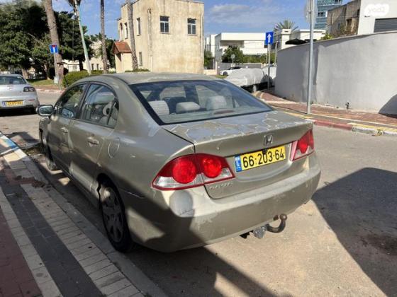 הונדה סיוויק סדאן החדשה LS אוט' 1.8 (140 כ''ס) בנזין 2007 למכירה בפתח תקווה