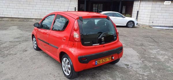 פיג'ו 107 Trendy אוט' 1.0 (70 כ''ס) בנזין 2011 למכירה בקרית מוצקין