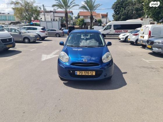 ניסאן מיקרה Visia אוט' 1.2 (80 כ''ס) בנזין 2013 למכירה ברחובות