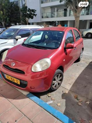 ניסאן מיקרה Visia ידני 1.2 (80 כ''ס) בנזין 2013 למכירה ברמת גן