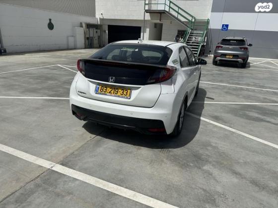 הונדה סיוויק האצ'בק החדשה Comfort אוט' 1.8 (142 כ''ס) בנזין 2015 למכירה בבאר שבע