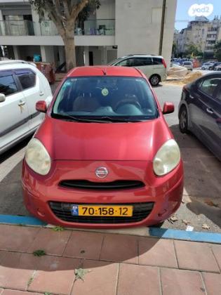 ניסאן מיקרה Visia ידני 1.2 (80 כ''ס) בנזין 2013 למכירה ברמת גן