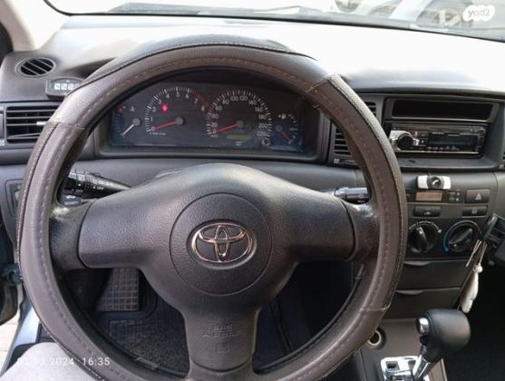 טויוטה קורולה Sun אוט' 1.6 (110 כ''ס) בנזין 2007 למכירה בנתניה
