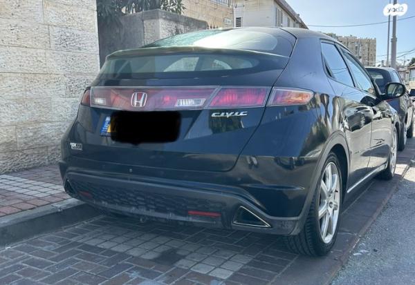 הונדה סיוויק האצ'בק החדשה Sport אוט' 1.8 (140 כ''ס) בנזין 2008 למכירה בבת ים
