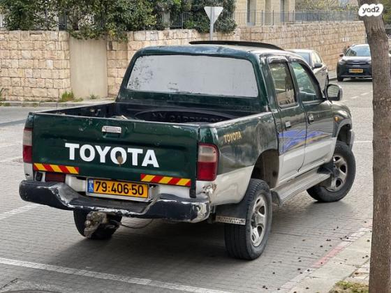 טויוטה היילקס 2X4 SR דאבל קבינה אוט' דיזל 2.5 (102 כ''ס) דיזל 2003 למכירה בירושלים