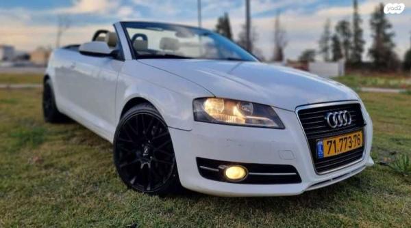 אאודי A3 Ambition קבריולט אוט' 2.0 (200 כ''ס) בנזין 2012 למכירה באבן יהודה