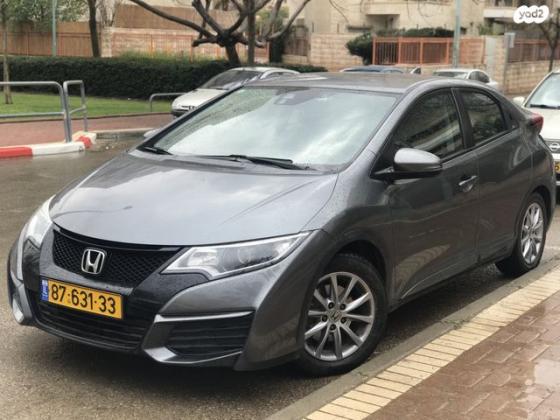 הונדה סיוויק האצ'בק החדשה Comfort אוט' 1.8 (142 כ''ס) בנזין 2016 למכירה בבאר שבע