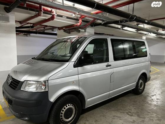 פולקסווגן טרנספורטר מסחרי/נוסעים קצר אוט' דיזל 3 מק' 3 דל' 2.5 (130 כ''ס) דיזל 2009 למכירה ברחובות