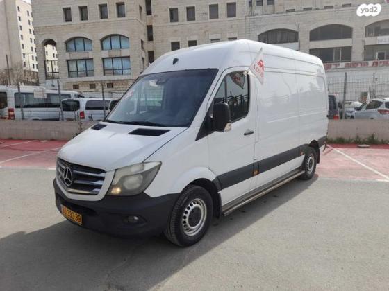 מרצדס ספרינטר מסחרי 319 ארוך/גבוה אוט' דיזל 2 מק' 5 דל' 3.0 (190 כ"ס) דיזל 2016 למכירה בירושלים