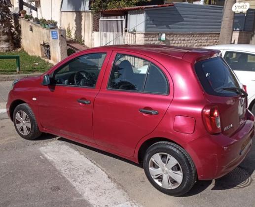 ניסאן מיקרה Visia ידני 1.2 (80 כ''ס) בנזין 2016 למכירה בתל אביב יפו