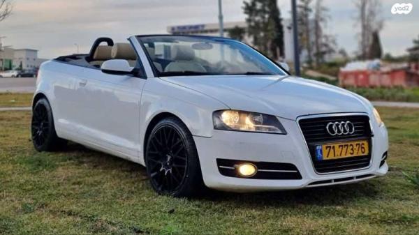 אאודי A3 Ambition קבריולט אוט' 2.0 (200 כ''ס) בנזין 2012 למכירה באבן יהודה