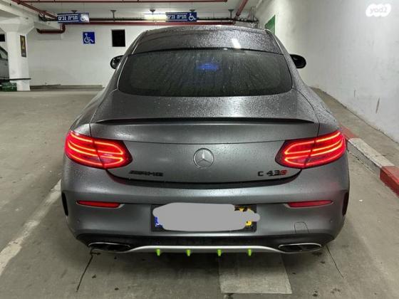 מרצדס C-Class קופה / קבריולט 4X4 C43 AMG 4MATIC 23P קופה אוט' 3.0 (367 כ"ס) בנזין 2018 למכירה בפתח תקווה