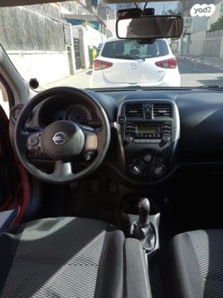 ניסאן מיקרה Visia ידני 1.2 (80 כ''ס) בנזין 2016 למכירה בתל אביב יפו