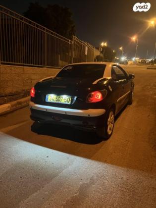 פיג'ו 206CC CC קבריולט אוט' 1.6 (110 כ''ס) בנזין 2002 למכירה במעלה אדומים