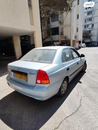 יונדאי אקסנט (עד 2012) Family GL אוט' 4 דל' 1.5 (91 כ''ס) בנזין 2005 למכירה בתל אביב יפו
