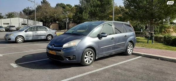 סיטרואן C4 פיקאסו SX רובוטית 7 מק' 2.0 (143 כ''ס) בנזין 2008 למכירה בשבי שומרון