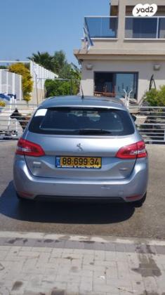 פיג'ו 308 Active SW סטיישן אוט' 1.2 (130 כ''ס) בנזין 2016 למכירה בבוסתן הגליל