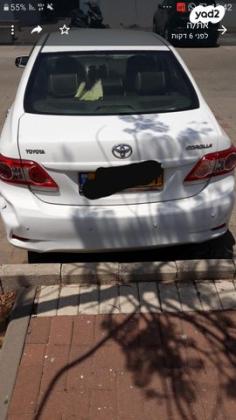 טויוטה קורולה Sun אוט' 1.6 (124 כ"ס) בנזין 2010 למכירה בתל אביב יפו