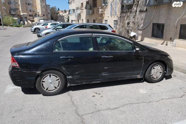 הונדה סיוויק הייבריד הייבריד אוט' 1.3 (115 כ''ס) בנזין 2008 למכירה בירושלים