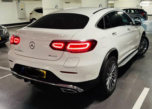 מרצדס GLC-Class קופה 4X4 GLC300E AMG Plus קופה הייב' אוט' 2.0 (333 כ"ס) היברידי חשמל / בנזין 2021 למכירה בתל אביב יפו
