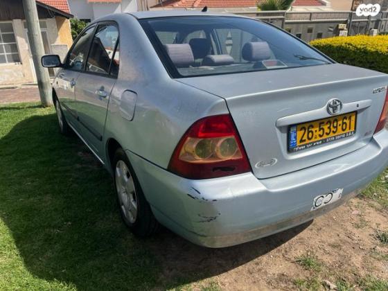 טויוטה קורולה Sun אוט' 1.6 (110 כ''ס) בנזין 2007 למכירה בזכרון יעקב