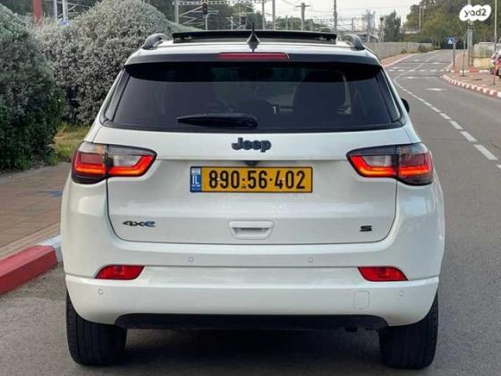 ג'יפ / Jeep קומפאס 4X4 Limited S Phev הייבריד אוט' 1.3 (240 כ''ס) היברידי חשמל / בנזין 2022 למכירה בנתניה