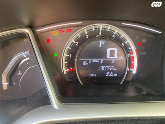 הונדה סיוויק סדאן החדשה Elegance אוט' 1.6 (125 כ"ס) בנזין 2018 למכירה בבית שמש