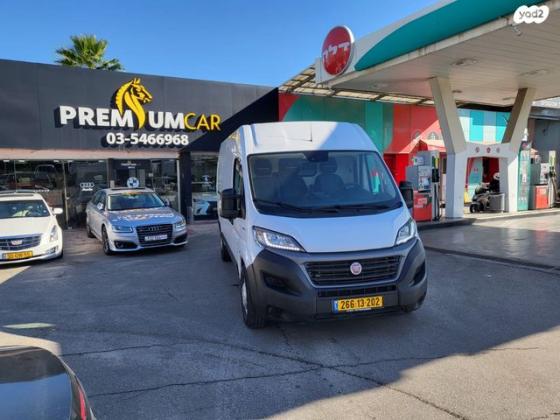 פיאט דוקאטו ארוך יורו 6 גבוה סגור ידני דיזל 3 מק' 2.3 (150 כ"ס) דיזל 2020 למכירה בחולון