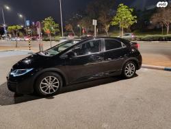 הונדה סיוויק האצ'בק החדשה Comfort אוט' 1.8 (142 כ''ס) בנזין 2016 למ