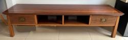 TV cabinet מזנון טלוויזיה נמוך בעיצוב יפני מסורתי מעץ רוזוו