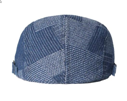 כובע רטרו יוקרתי, עשוי מבד