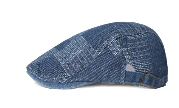 כובע רטרו יוקרתי, עשוי מבד
