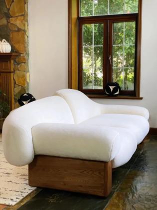 סט ספות דו מושביות מעוגלות