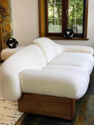 סט ספות דו מושביות מעוגלות