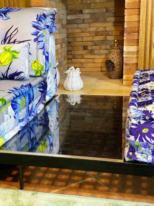 ספת ספה מודולרית צרפתית מרופדת