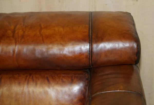 כורסת עור חום סיגר NATUZZI