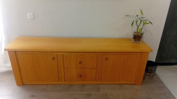 מזנון במראה עץ מלא מmdf