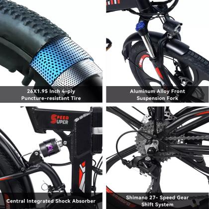 אופניים חשמליים מתקפלים RANDRIDE 17AH