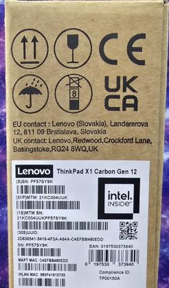 Lenovo ThinkPad X1 Carbon Gen