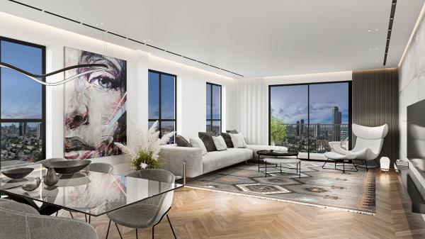 ז'בוטינסקי 89, הצפון החדש סביבת כיכר המדינה