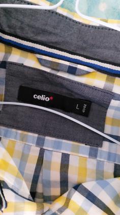 חולצה מכופתרת אלגנטית לגבר, של celio