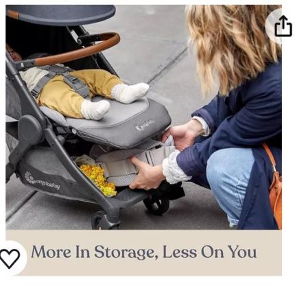 עגלת תינוק קומפקטית Ergobaby Metro+