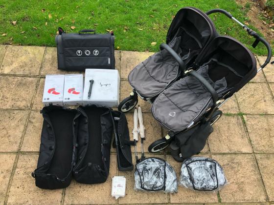 Bugaboo Donkey Twin Complete Strollerה...