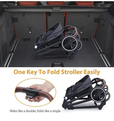 עגלת תינוק מתקפלת לתינוקות זוגיתחדשה