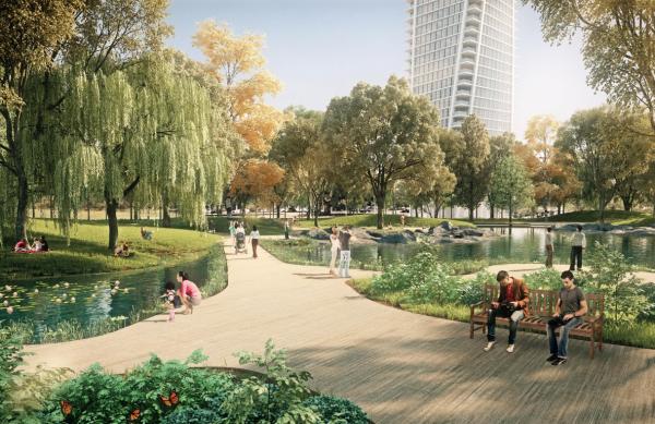 ה באייר 30, הצפון החדש סביבת כיכר המדינה