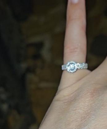 טבעת יהלומים טבעיים 14k (טבעת