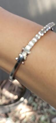 זהב 14k צמיד בנגל קשיח