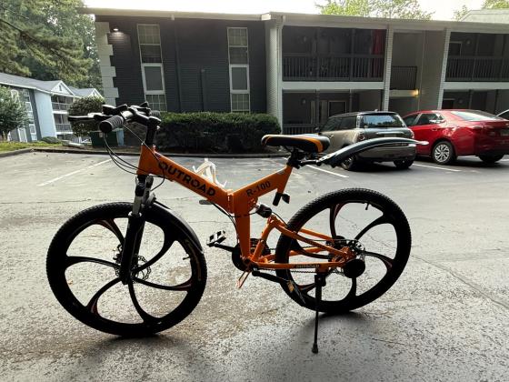 אופני הרים מתקפלים עם מתלה